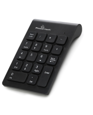 POWERTECH ασύρματο αριθμητικό πληκτρολόγιο , 2.4GHz, μαύρο