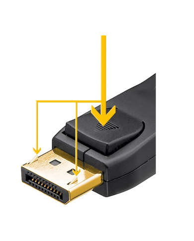 GOOBAY καλώδιο DisplayPort 61713, 4K/60Hz, 21.6 Gbps, 3m, μαύρο GOOBAY καλώδιο DisplayPort 61713, 4K/60Hz, 21.6 Gbps, 3m, μαύρο