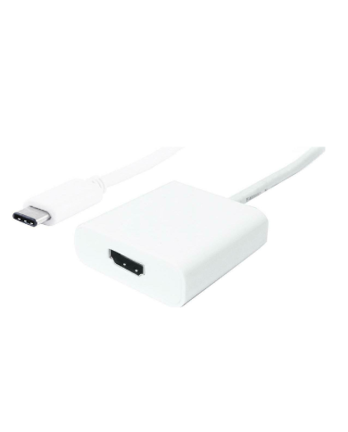 Powertech Μετατροπέας USB-C male σε HDMI female Λευκό