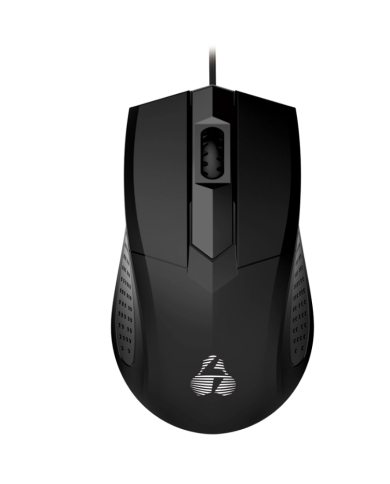 POWERTECH ενσύρματο ποντίκι οπτικό, 1000DPI, μαύρο