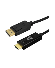 POWERTECH καλώδιο DisplayPort σε HDMI  4K/30Hz, 21.6 Gbps, 1m, μαύρο