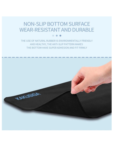KAKUSIGA gaming mouse pad  80x30x0.2cm, μαύρο KAKUSIGA gaming mouse pad  80x30x0.2cm, μαύρο