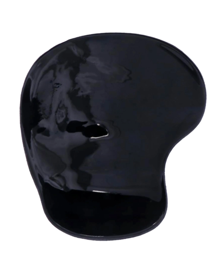 POWERTECH mouse pad  με στήριγμα καρπού, 23x19x1.8cm, μαύρο