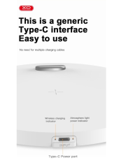 XO WX030 Βάση Φόρτισης Κινητού Τηλεφώνου με Φωτισμό 15W