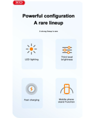 XO WX030 Βάση Φόρτισης Κινητού Τηλεφώνου με Φωτισμό 15W