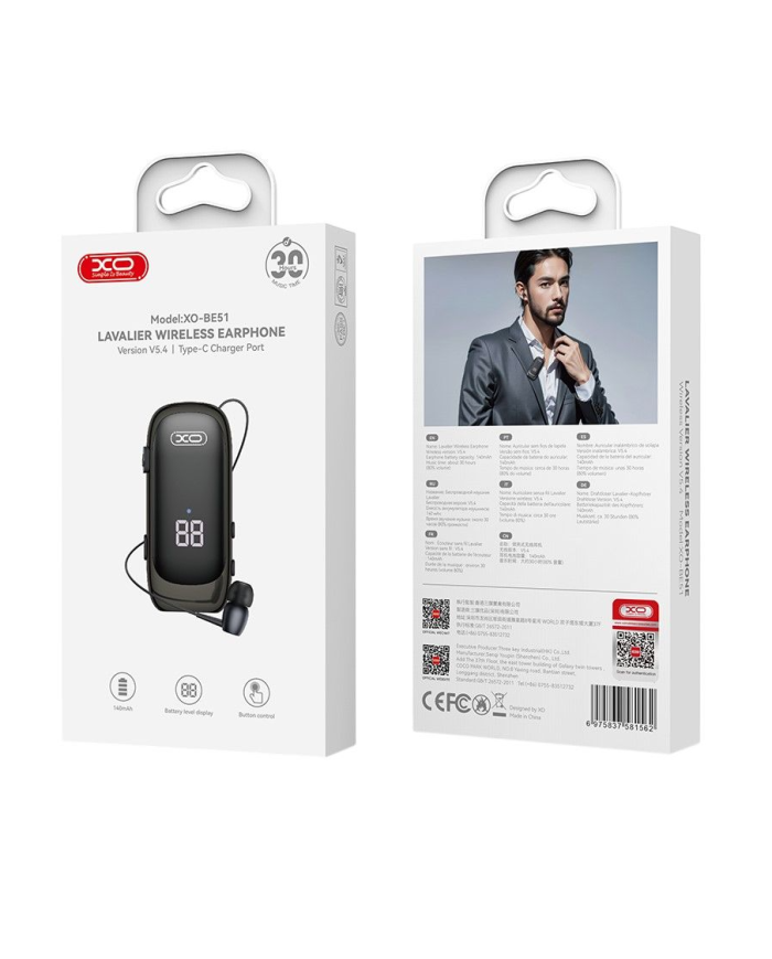 O BE51 Ψηφιακό Μονοφωνικό Ακουστικό Bluetooth