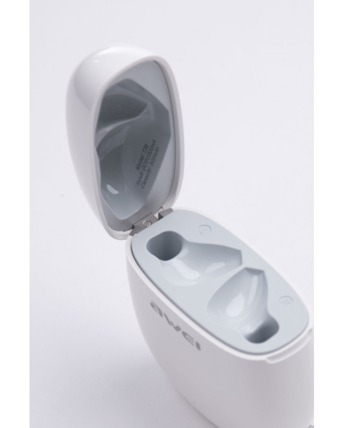 Awei T28 In-ear Bluetooth Handsfree Λευκό