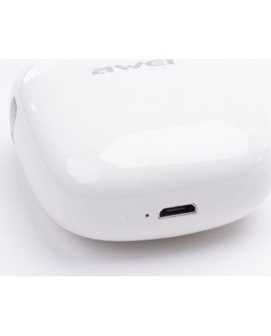 Awei T28 In-ear Bluetooth Handsfree Λευκό