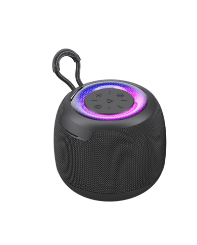 USAMS φορητό ηχείο US-YX014, 10W, Bluetooth, 1200mAh, μαύρο