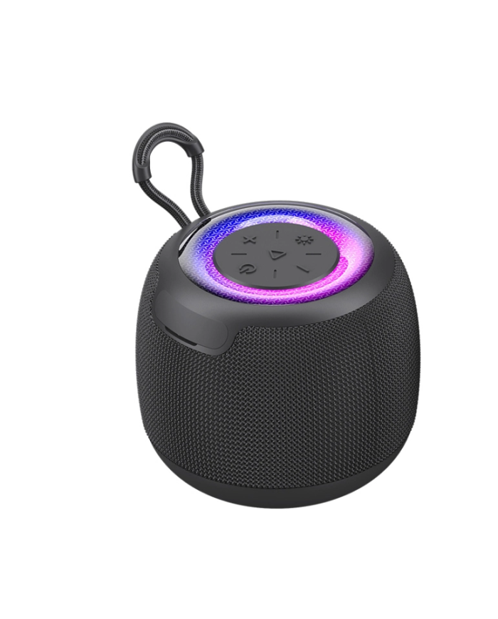 USAMS φορητό ηχείο US-YX014, 10W, Bluetooth, 1200mAh, μαύρο