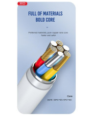 XO NB212 2.1A USB Καλώδιο για Lightning 1m Μαύρο XO NB212 2.1A USB Καλώδιο για Lightning 1m Μαύρο