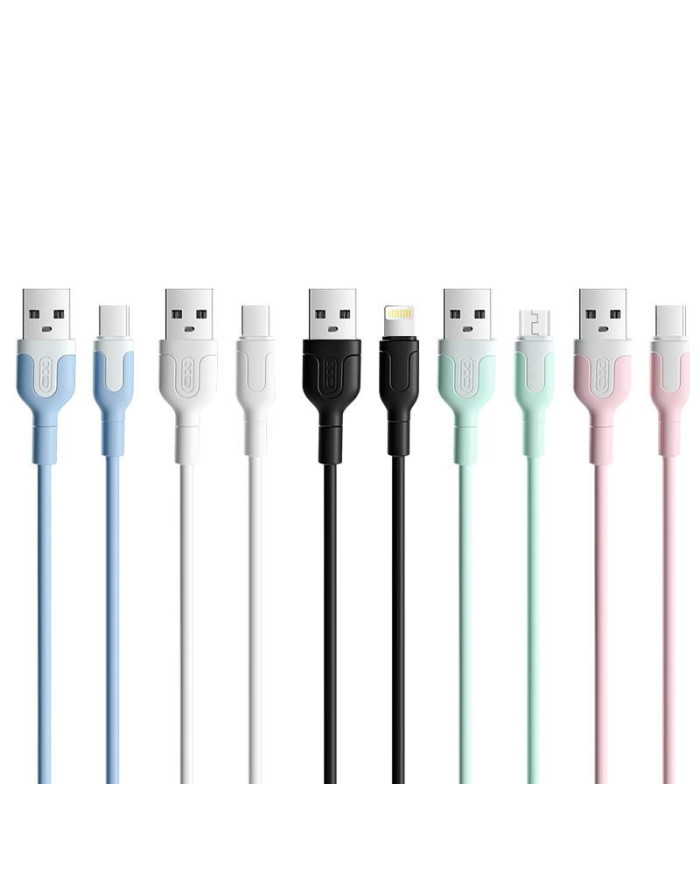 XO NB212 2.1A USB Καλώδιο για Lightning 1m Μαύρο XO NB212 2.1A USB Καλώδιο για Lightning 1m Μαύρο