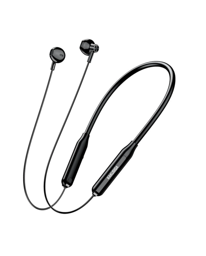 KAKUSIGA earphones KSC-1472 με μαγνήτη, Bluetooth, 10mm, 130mAh, μαύρα