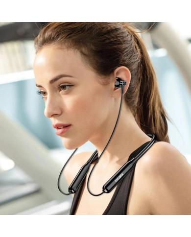 KAKUSIGA earphones KSC-1472 με μαγνήτη, Bluetooth, 10mm, 130mAh, μαύρα KAKUSIGA earphones KSC-1472 με μαγνήτη, Bluetooth, 10mm, 130mAh, μαύρα