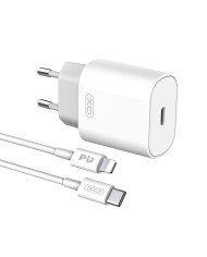 POWERTECH φορτιστής τοίχου PT-1321, 2x USB, 12W, λευκός