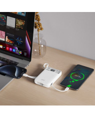 XO PR243 22.5W Powerbank Γρήγορης Φόρτισης 10000mAh Λευκό