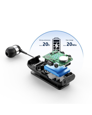 XO BE37 Ενσύρματο Ακουστικό με Μεγάλη Διάρκεια Χρήσης και Ψηφιακή Ένδειξη