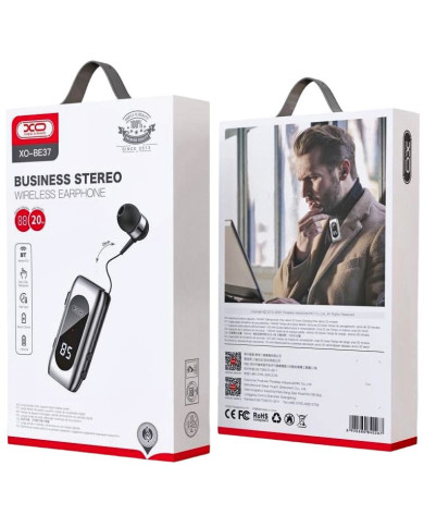 XO BE37 Ενσύρματο Ακουστικό με Μεγάλη Διάρκεια Χρήσης και Ψηφιακή Ένδειξη