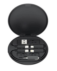 XO CX031 Adapter Family Box + Μαγνητικός ασύρματος φορτιστής 15W Μαύρο