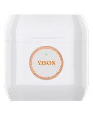 YISON earphones με θήκη φόρτισης T8, True Wireless, λευκά