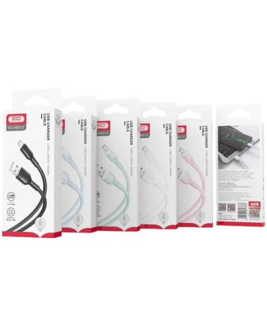 XO NB212 2.1A USB Καλώδιο Φόρτισης για Type-C Μαύρο XO NB212 2.1A USB Καλώδιο Φόρτισης για Type-C Μαύρο