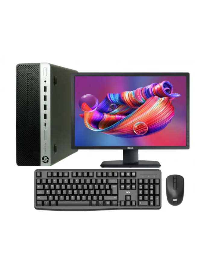 HP 400 G5 SFF | i5-8500 | 16GB DDR4 | 256GB| Οθόνη DELL U2412M 24" | Πληκτρολόγιο και ποντίκι GO KM103 OFFICE HP 400 G5 SFF | i5-8500 | 16GB DDR4 | 256GB| Οθόνη DELL U2412M 24" | Πληκτρολόγιο και ποντίκι GO KM103 OFFICE