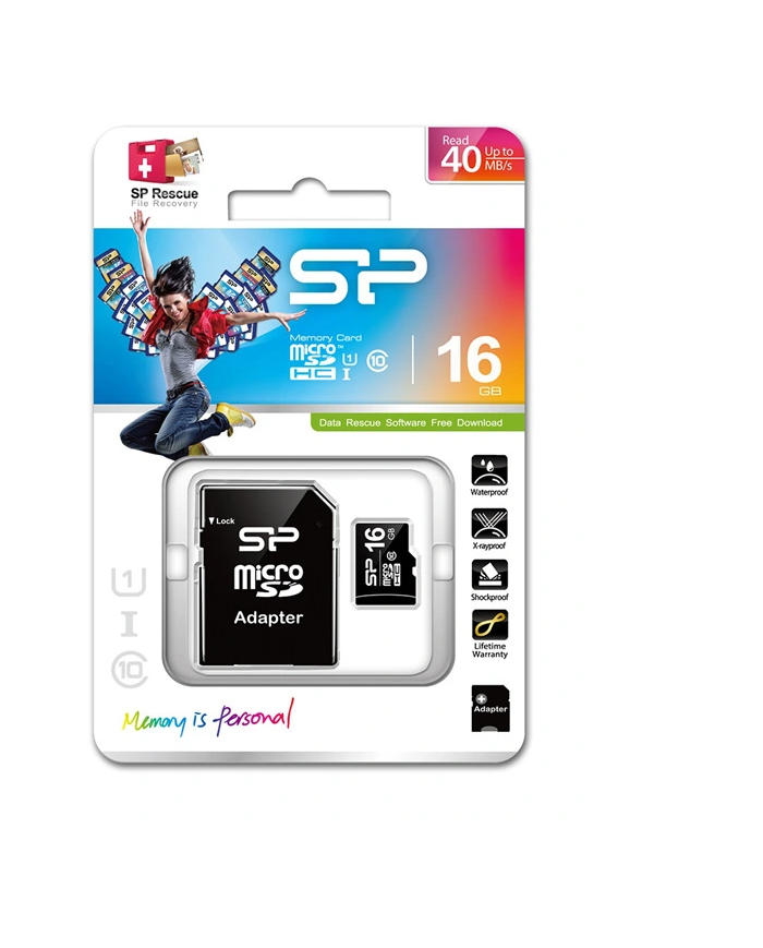 SILICON POWER κάρτα μνήμης 16GB micro SDHC, Class 10