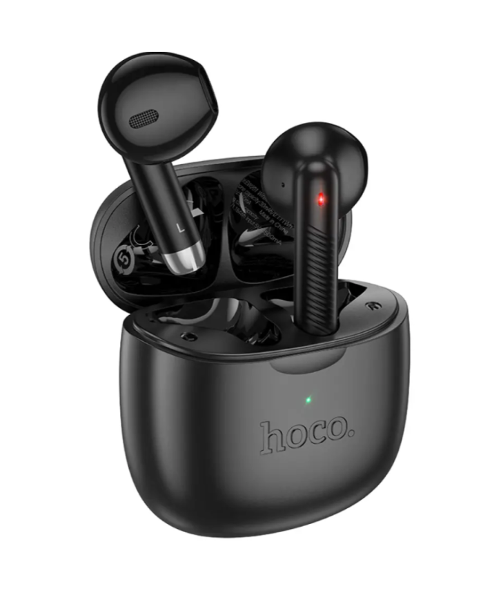 Wireless Hands Free Hoco EW201 Graceful V5.3 320mAh Συμβατό με Master/Slave Εναλλαγή και 4 Ώρες Ομιλίας Μαύρα