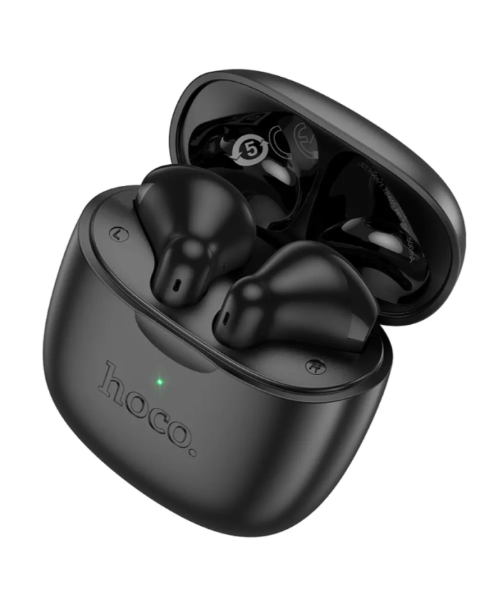 Wireless Hands Free Hoco EW201 Graceful V5.3 320mAh Συμβατό με Master/Slave Εναλλαγή και 4 Ώρες Ομιλίας Μαύρα