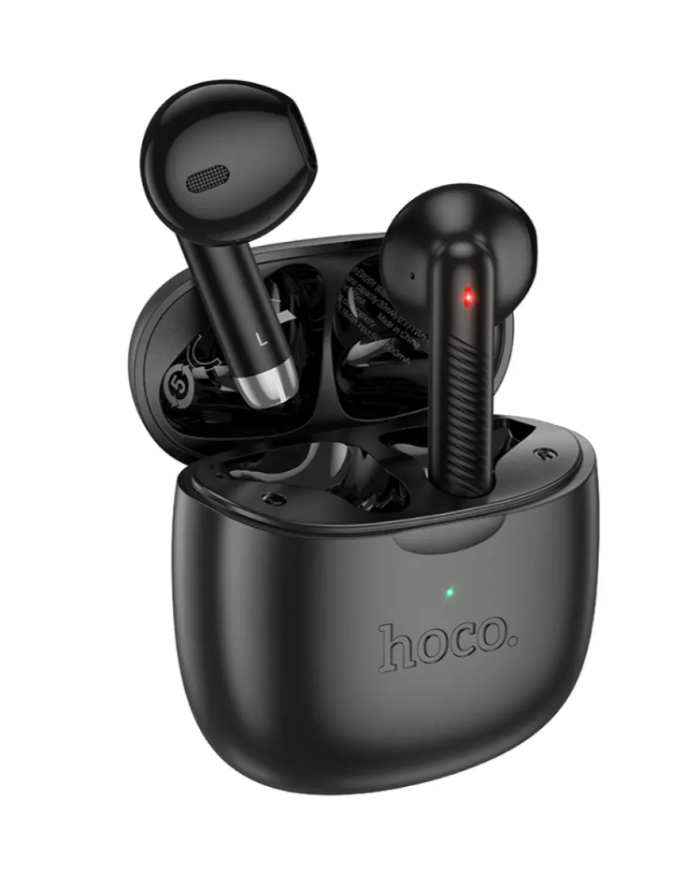 Wireless Hands Free Hoco EW201 Graceful V5.3 320mAh Συμβατό με Master/Slave Εναλλαγή και 4 Ώρες Ομιλίας Μαύρα