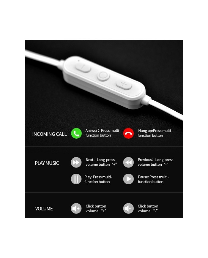 Yison E13 In-ear Bluetooth Handsfree Λευκό