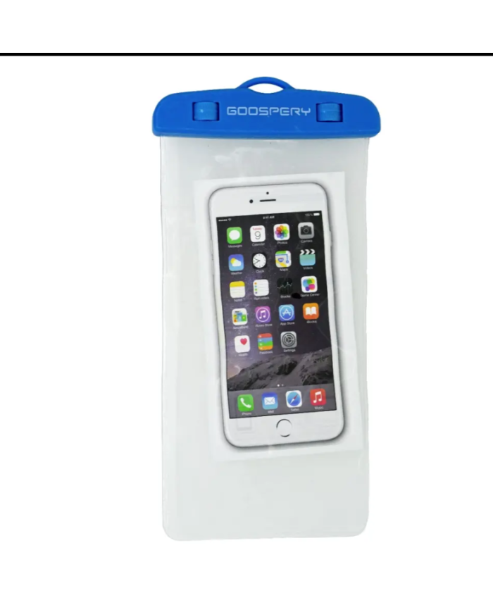 Θήκη Αδιάβροχη Goospery για Κινητά Τηλέφωνα έως 6.7" 19x10.5cm Μπλε