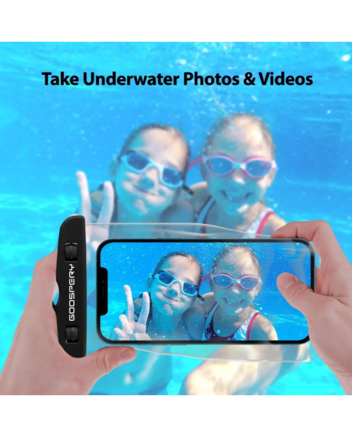 Θήκη Αδιάβροχη Goospery για Κινητά Τηλέφωνα έως 6.7" 19x10.5cm Μπλε