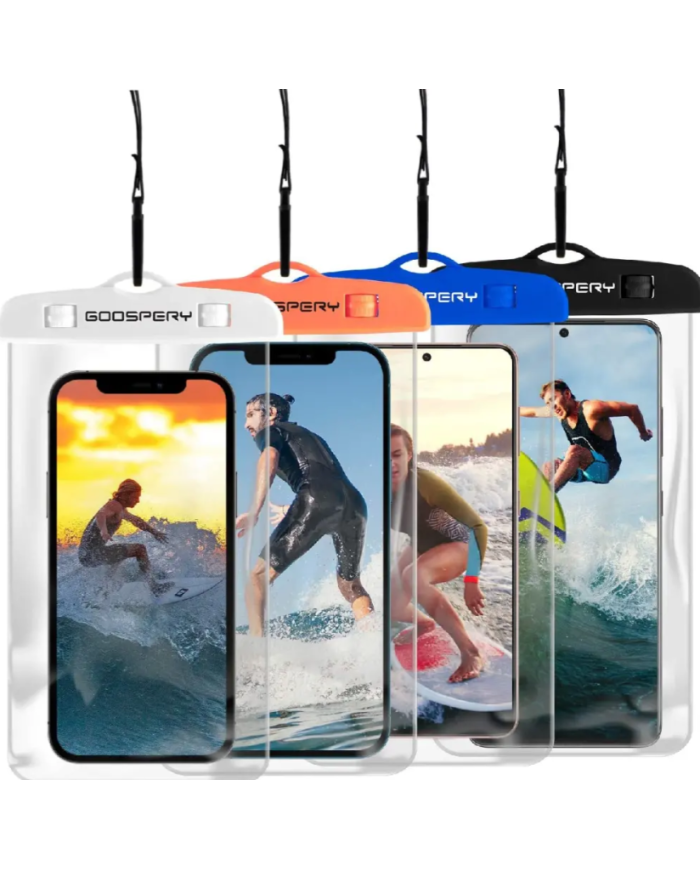 Θήκη Αδιάβροχη Goospery για Κινητά Τηλέφωνα έως 6.7" 19x10.5cm Μπλε