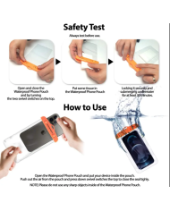 Θήκη Αδιάβροχη Goospery για Κινητά Τηλέφωνα έως 6.7" 19x10.5cm Μπλε