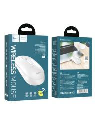 Wireless Ποντίκι Hoco GM14 Platinum Business Wireless Mouse με 3 Πλήκτρα DPI 1200 Λευκό