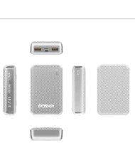 Power Bank Energizer Eveready Mini 10000mAh 2.1A με 2x USB 2.0 και LED Ένδειξη Μπαταρίας Ασημί