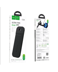 Επιτραπέζια Βάση Ασύρματης Φόρτισης Hoco CQ5 Step 3-in-1 22.5W 3A για Φόρτιση Τριών Συσκευών Συμβατών με QI Slim Μαύρη