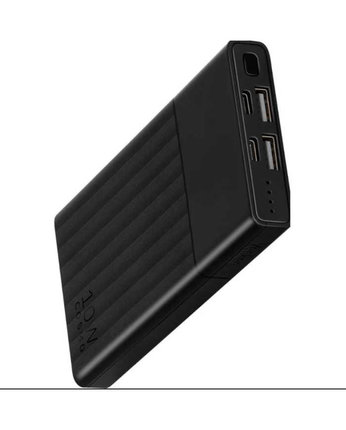 Power Bank Yenkee YPB 1041 10000mAh 10W 2A με 2xUSB-C, 2xUSB-A και LED Ένδειξη Μπαταρίας