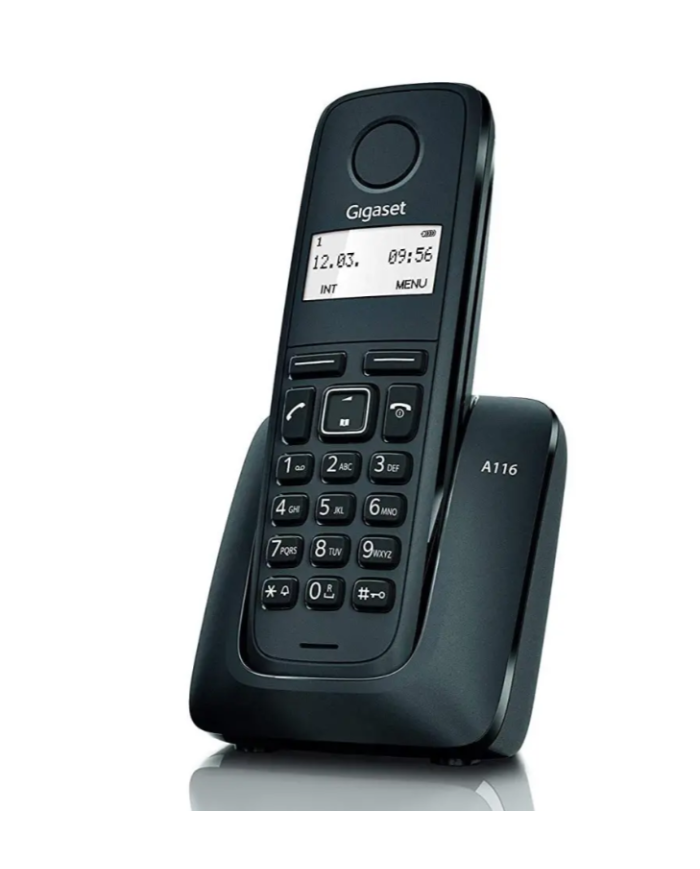 Ασύρματο Ψηφιακό Τηλέφωνο Gigaset A116 Μαύρο