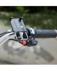 Βάση Στήριξης Hoco DCA4 Ποδηλάτου και Μηχανής με Μεταλλική Κατασκευή 360° για Συσκευές 4.5"-7"