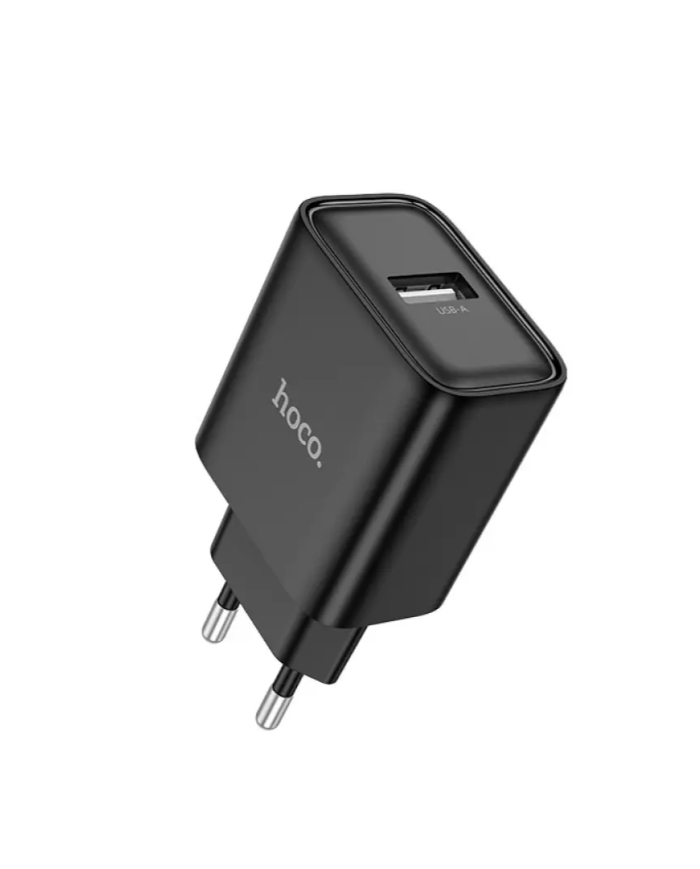 Φορτιστής Ταξιδίου Hoco DC72 River με USB-A 5V 2.1A Μαύρος