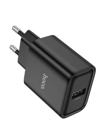 Φορτιστής Ταξιδίου Hoco DC72 River με USB-A 5V 2.1A Μαύρος