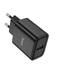 Φορτιστής Ταξιδίου Hoco DC72 River με USB-A 5V 2.1A Μαύρος