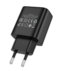 Φορτιστής Ταξιδίου Hoco DC72 River με USB-A 5V 2.1A Μαύρος