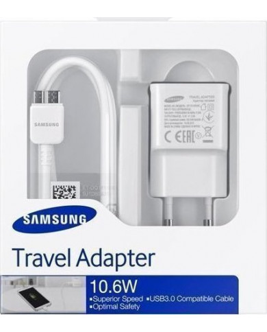 Samsung micro USB 3.0 Cable & Wall Adapter Λευκό Samsung micro USB 3.0 Cable & Wall Adapter Λευκό