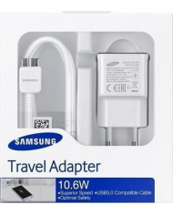 Samsung micro USB 3.0 Cable & Wall Adapter Λευκό