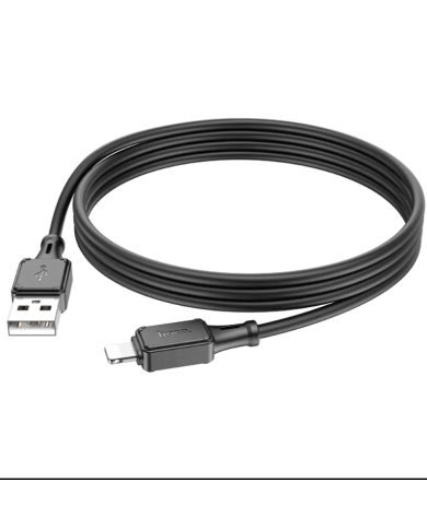 Καλώδιο Hoco X101 Silicon Assistant USB-A σε Lightning Fast Charging 2.4A Μαύρο 1m Καλώδιο Hoco X101 Silicon Assistant USB-A σε Lightning Fast Charging 2.4A Μαύρο 1m