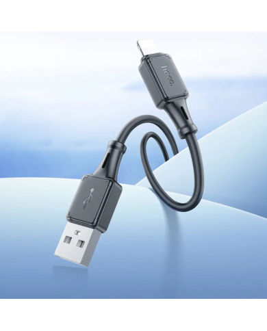Καλώδιο Hoco X101 Silicon Assistant USB-A σε Lightning Fast Charging 2.4A Μαύρο 1m Καλώδιο Hoco X101 Silicon Assistant USB-A σε Lightning Fast Charging 2.4A Μαύρο 1m