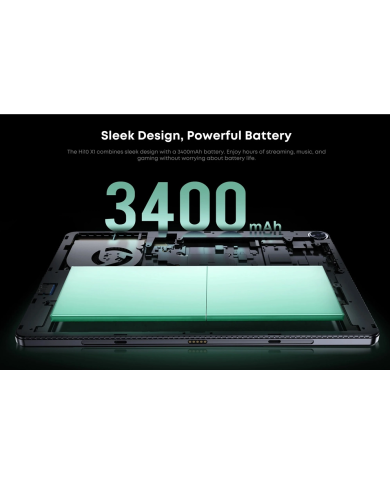 CHUWI tablet Hi10 X1 με πληκτρολόγιο, 10.1", 8/256GB, Windows 11 Home, 3400mAh, γκρι